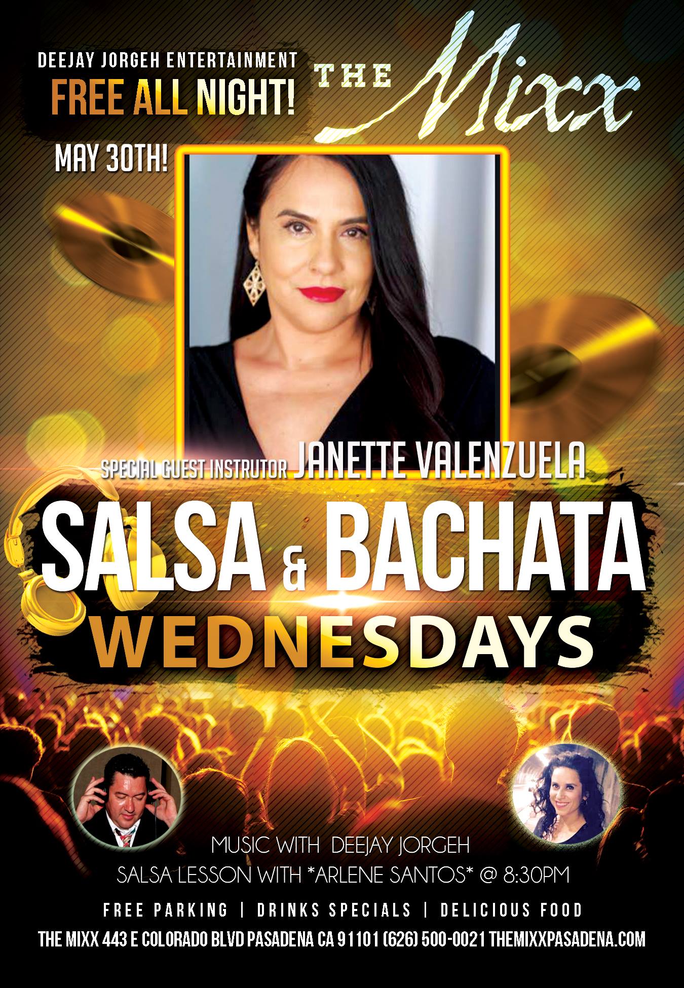 Salsa and bachata nights at the mixx every Wednesdays