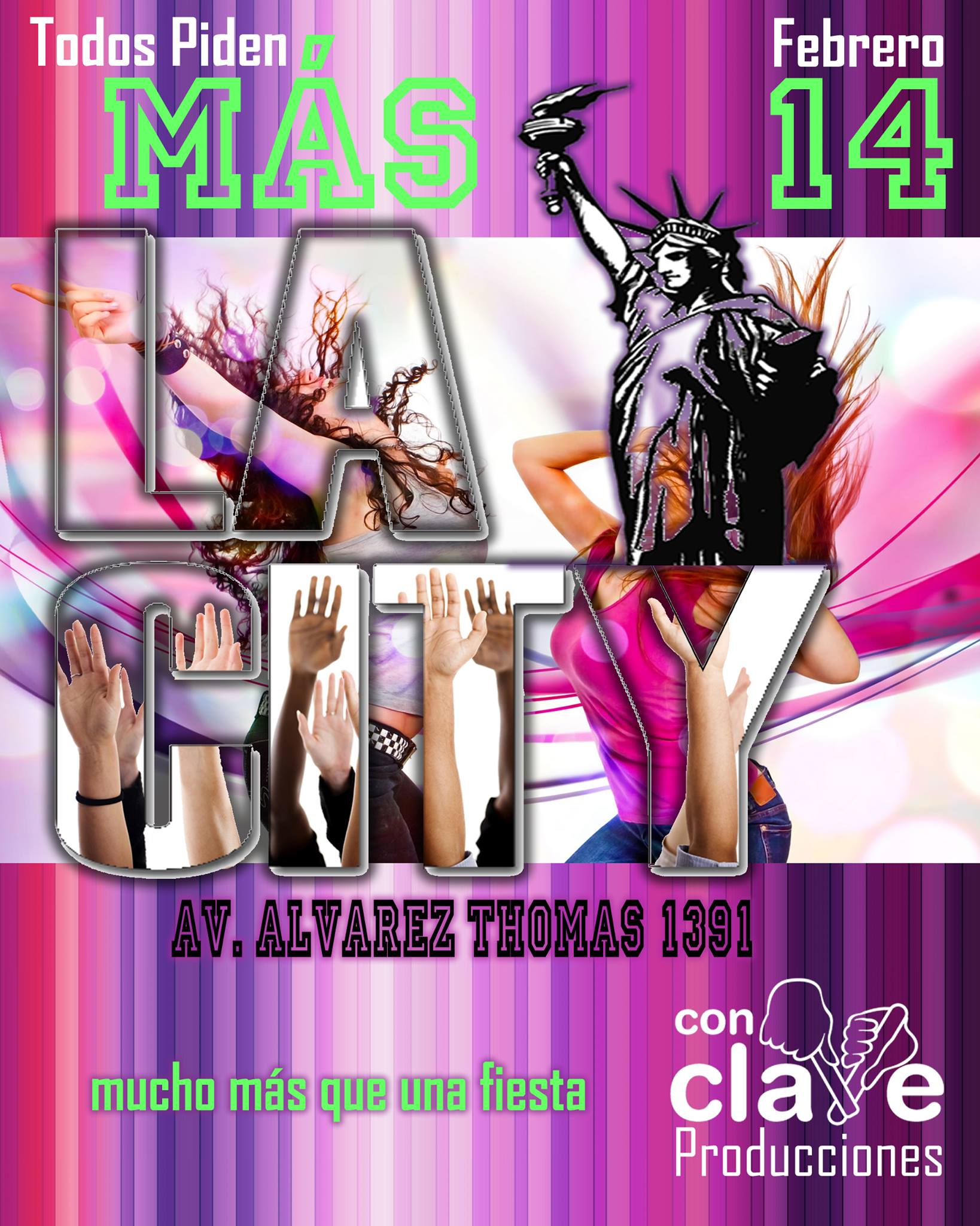Mucho AMOR en La City- Viernes 14 de Febrero