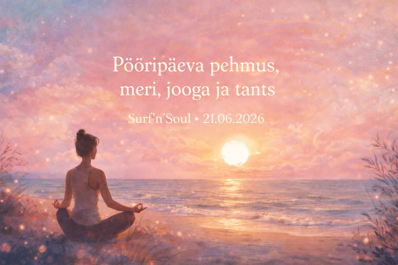 Pööripäeva pehmus, meri, jooga ja tants Pärnu rannas I Surf´n´Soul