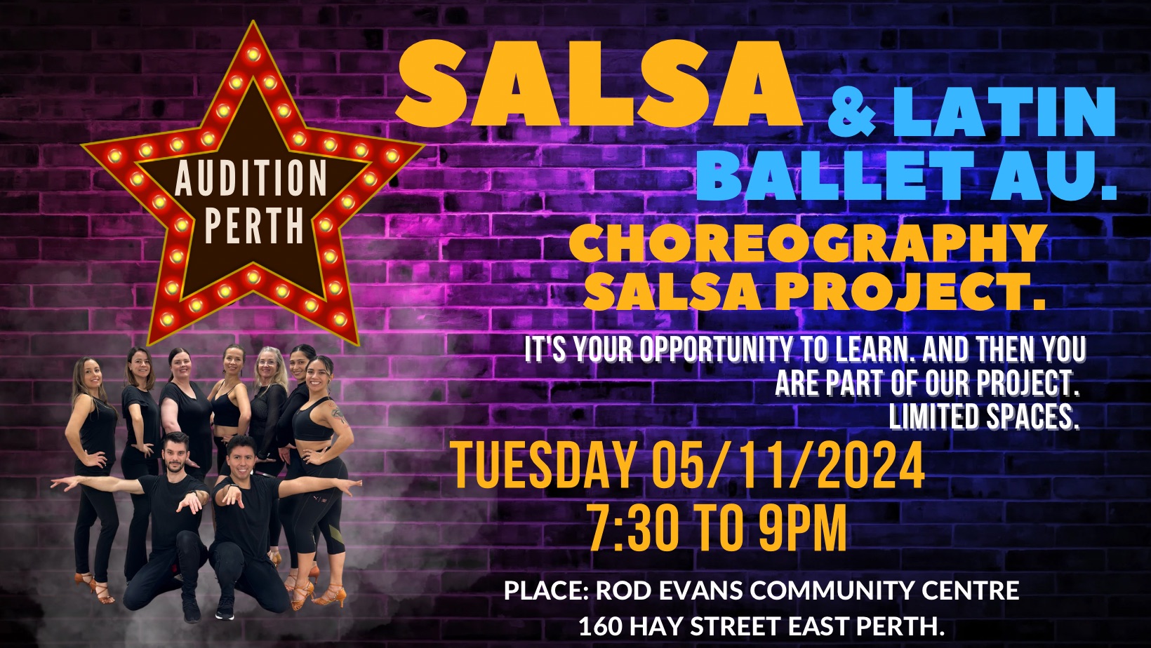 SALSA & LATIN BALLET AU - PERTH