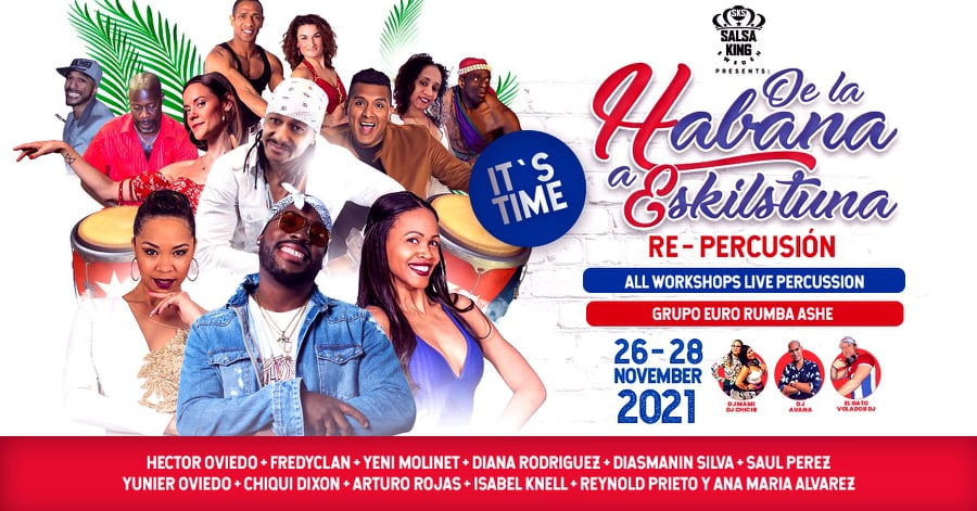 De La Habana a Eskilstuna 26 -28 November 2021 RE-PERCUSION All Workshops Live Percussion