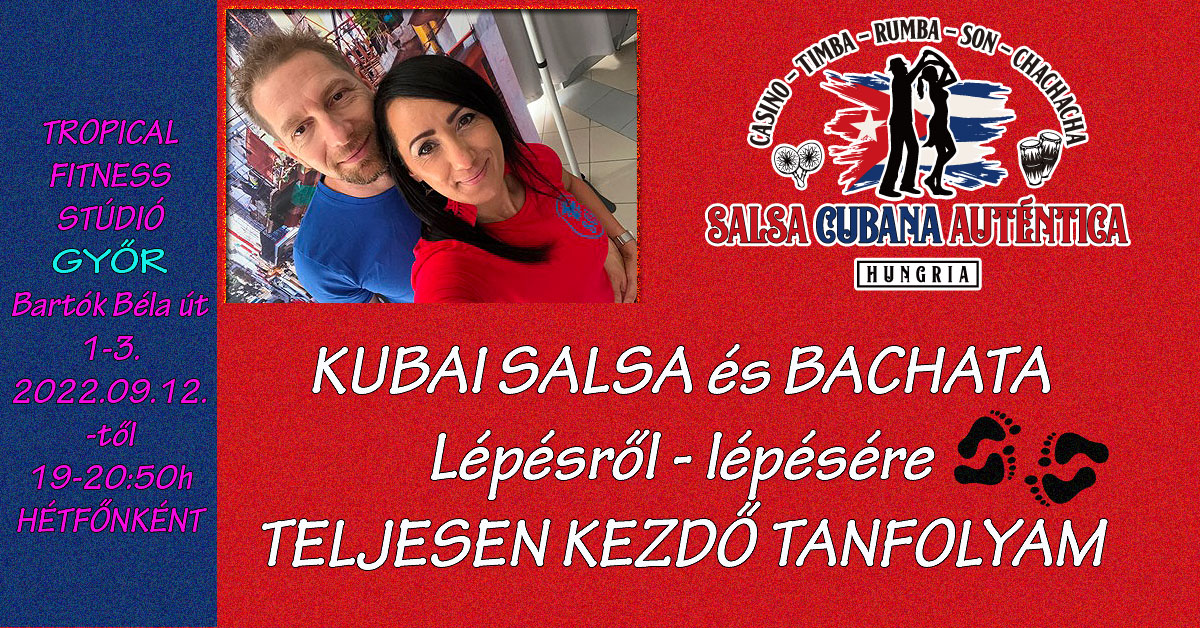 Kezdő Kubai Salsa és Bachata Tanfolyam