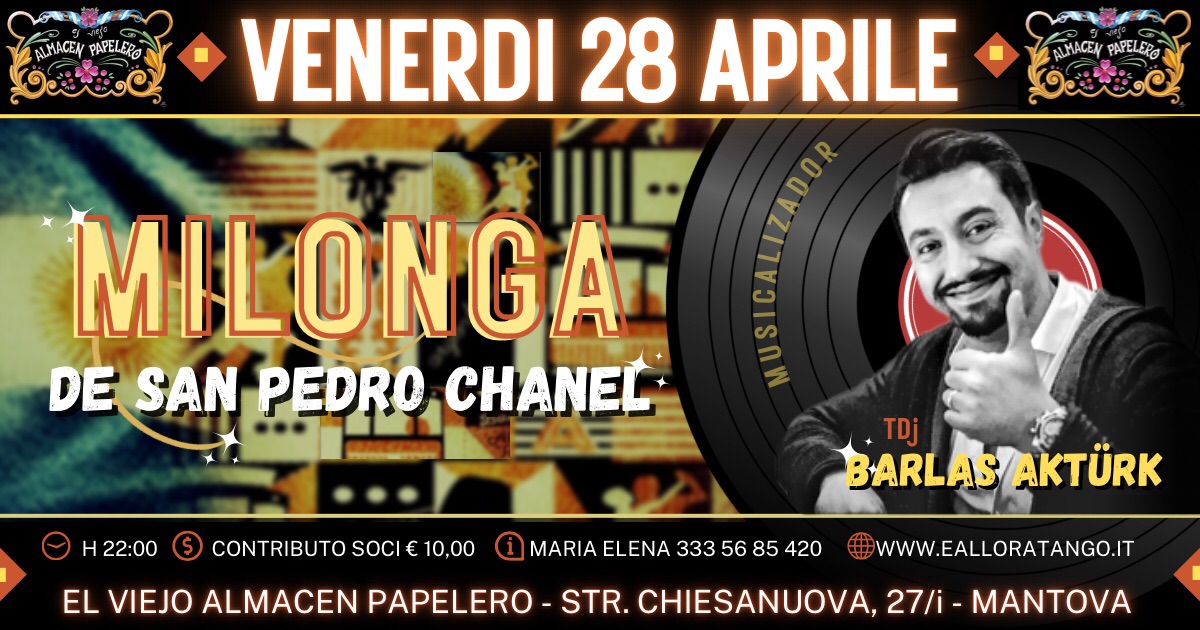 ⭐️ MILONGA ⭐️ de San Pedro Chanel