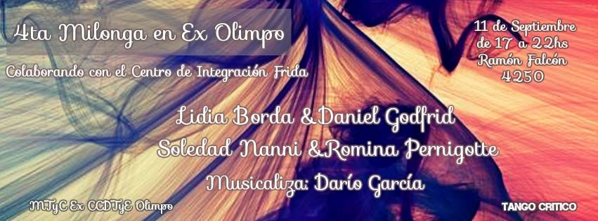 4ta Milonga en Ex Olimpo
