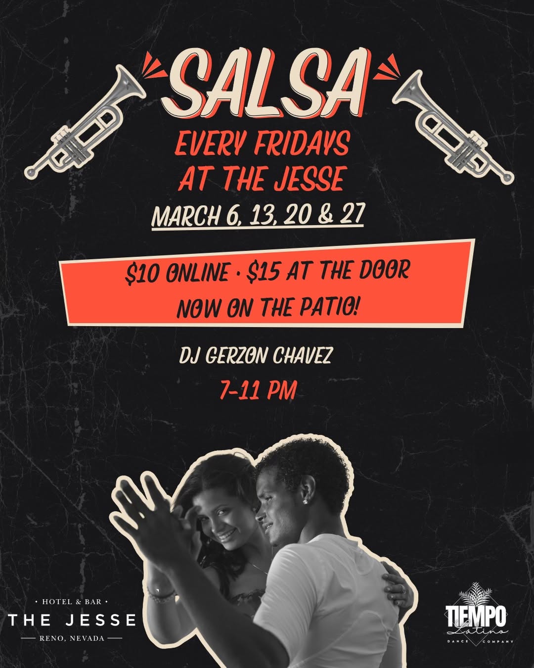 We are Back at Dancing SALSA under the stars in Reno!