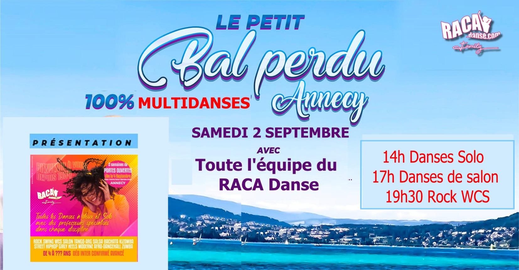 Le P'tit Bal perdu Annecy "au Bord de l'eau"
