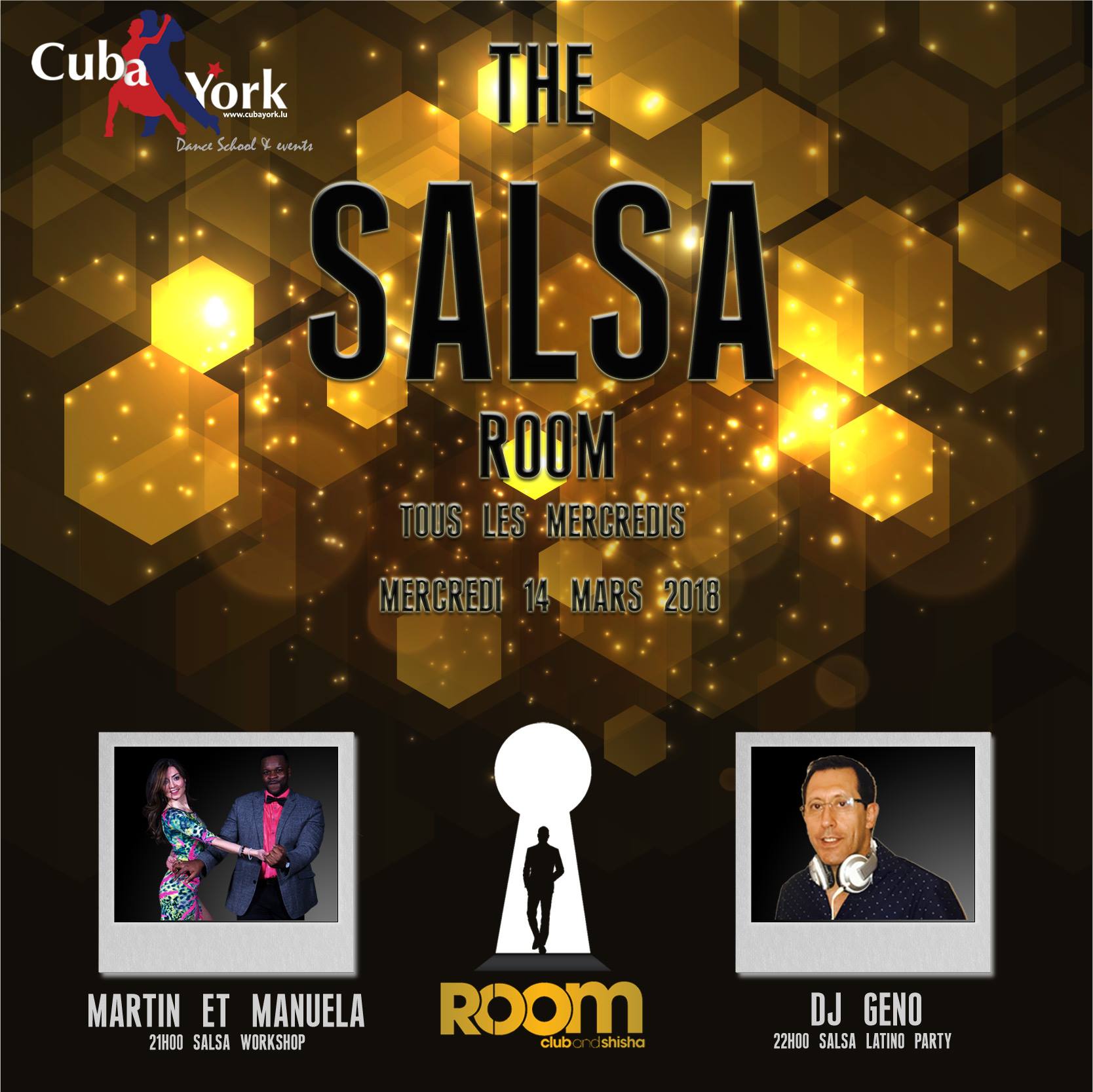 The SALSA ROOM by CubaYork, weekly Wednesday Party with Workshop
