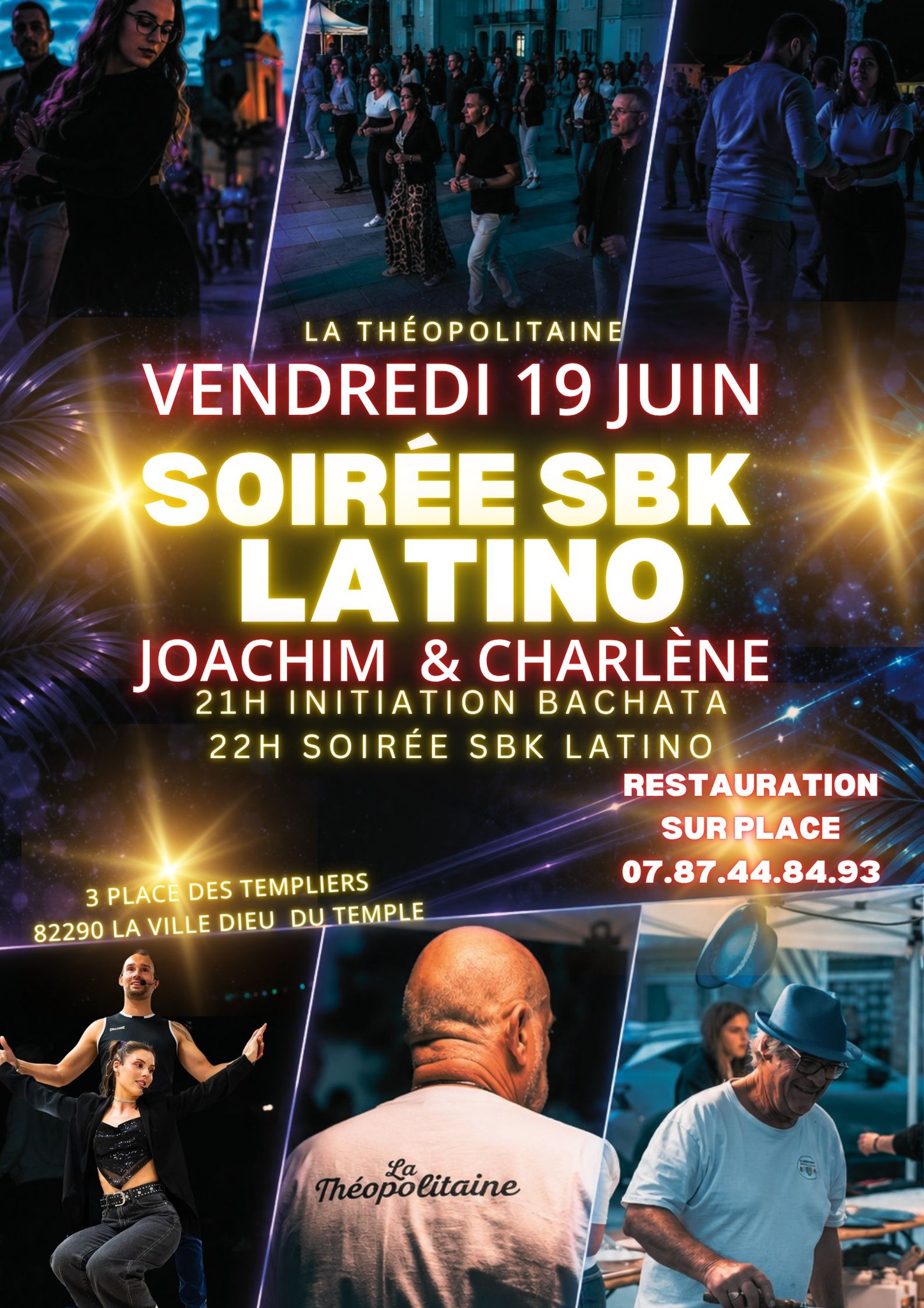 💃𝗦𝗼𝗶𝗿𝗲́𝗲 SBK & LATINO✨️ GUINGUETTE LA VILLE-DIEU-DU-TEMPLE ‼️ ACTE 6‼️ 💰 GRATUIT