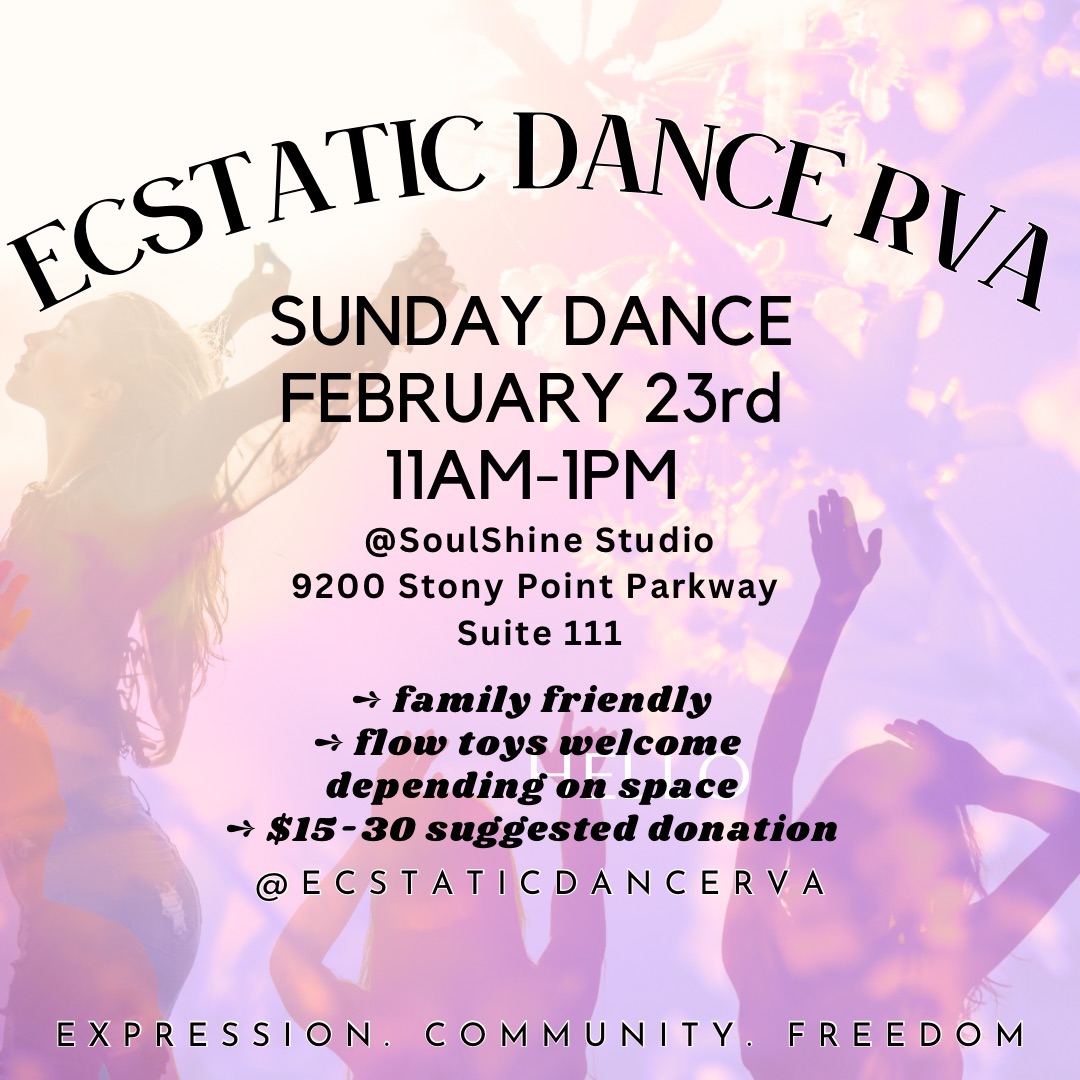 Ecstatic Dance Sunday!