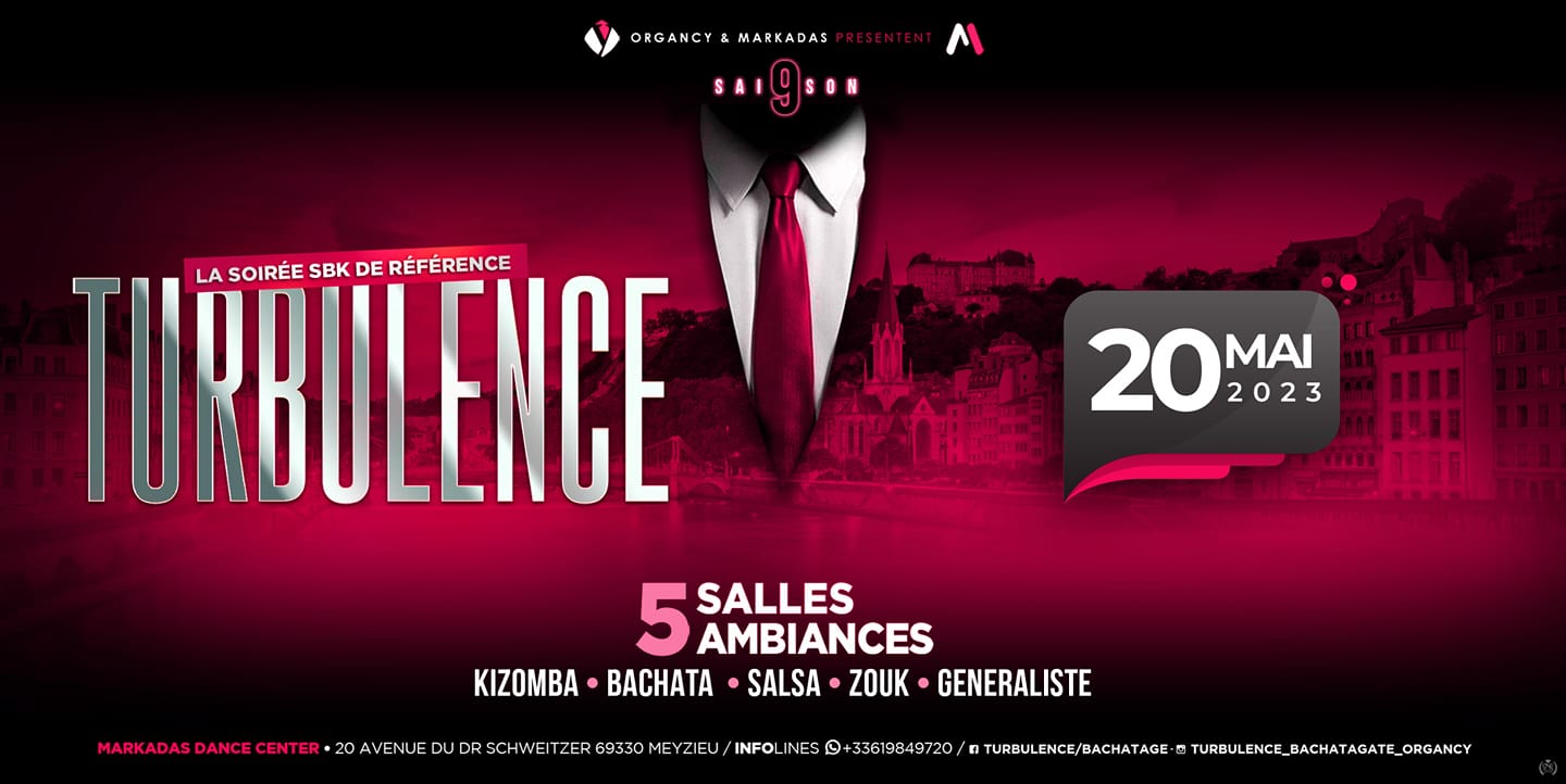 Soirée Turbulence Saison 9 5 Salles 5 ambiances