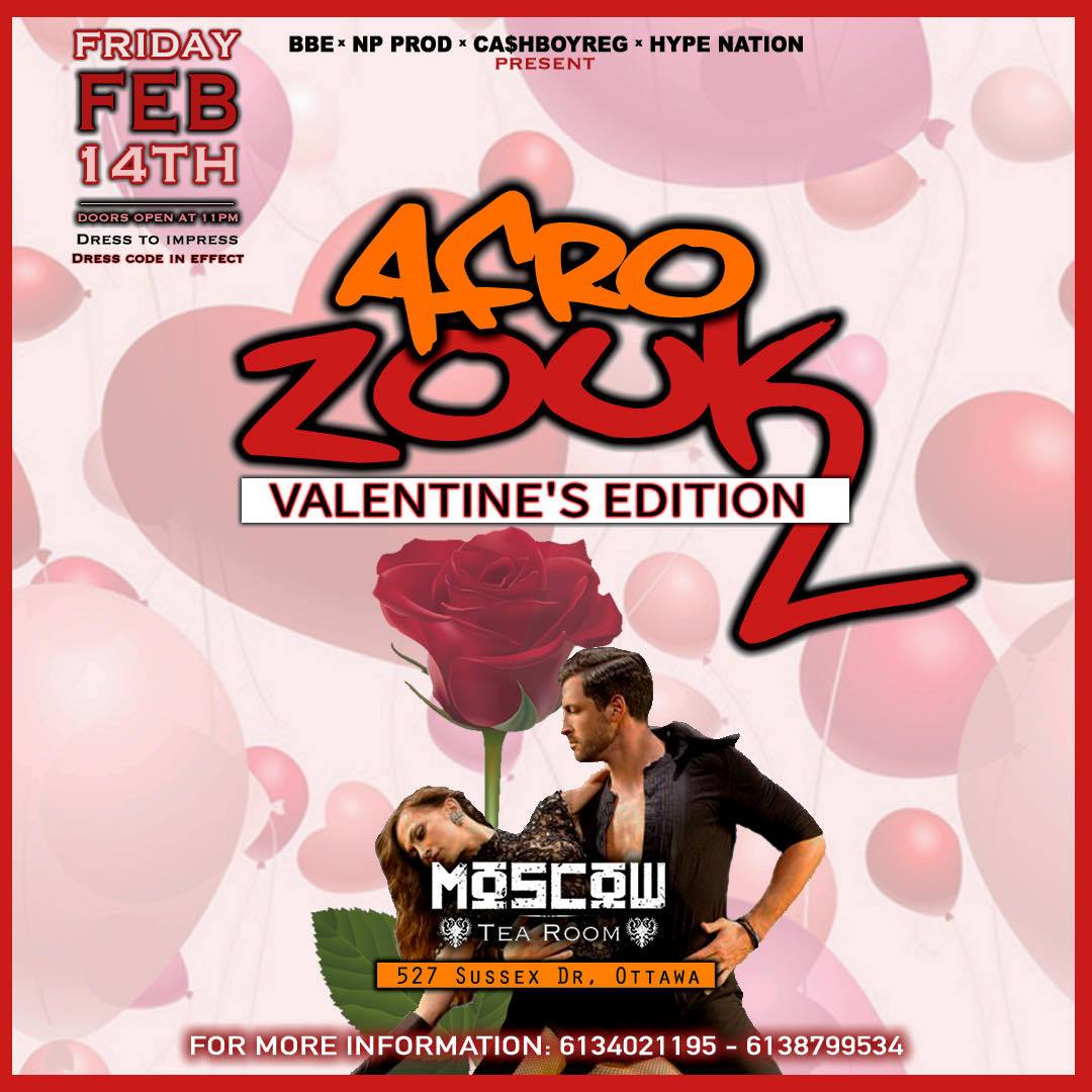 Afro Zouk Party 3rd Edition "Valentine's Edition"