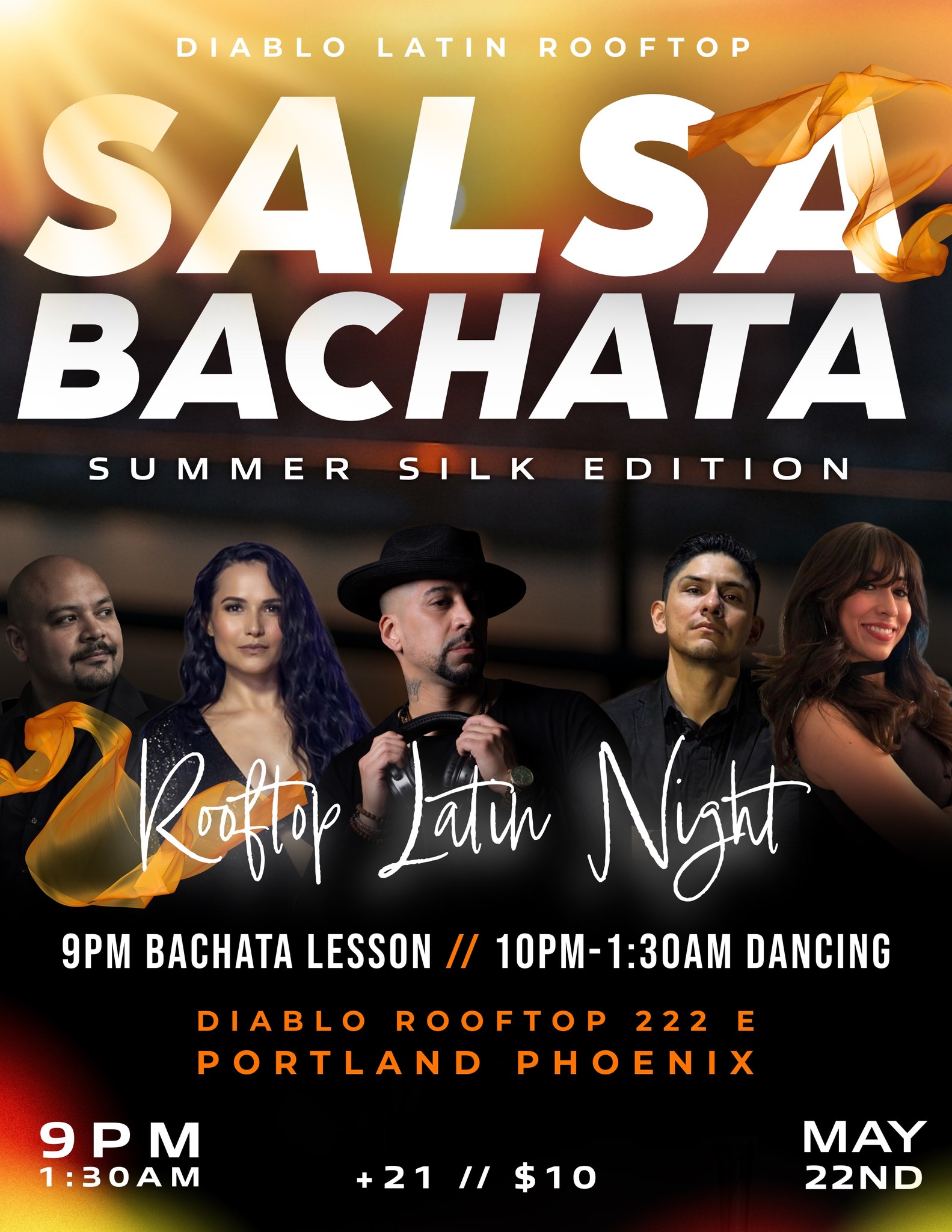 Diablo Latin Rooftop: Summer Silk & Satin Edition!