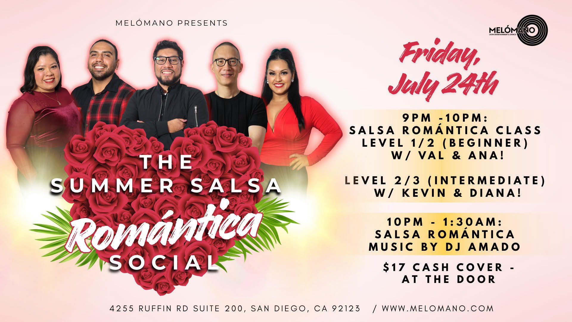 Melómano Summer Salsa Romántica Social: PART 2 7 24