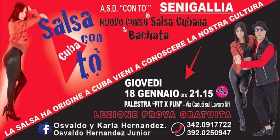 Nuovo Corso de SALSA con Osvaldo y Karla Hernandez!!!