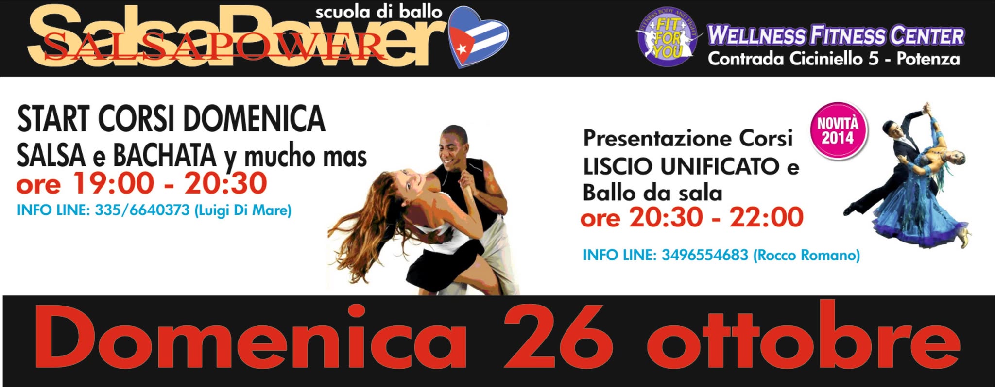 NUOVI CORSI SALSAPOWER DELLA DOMENICA