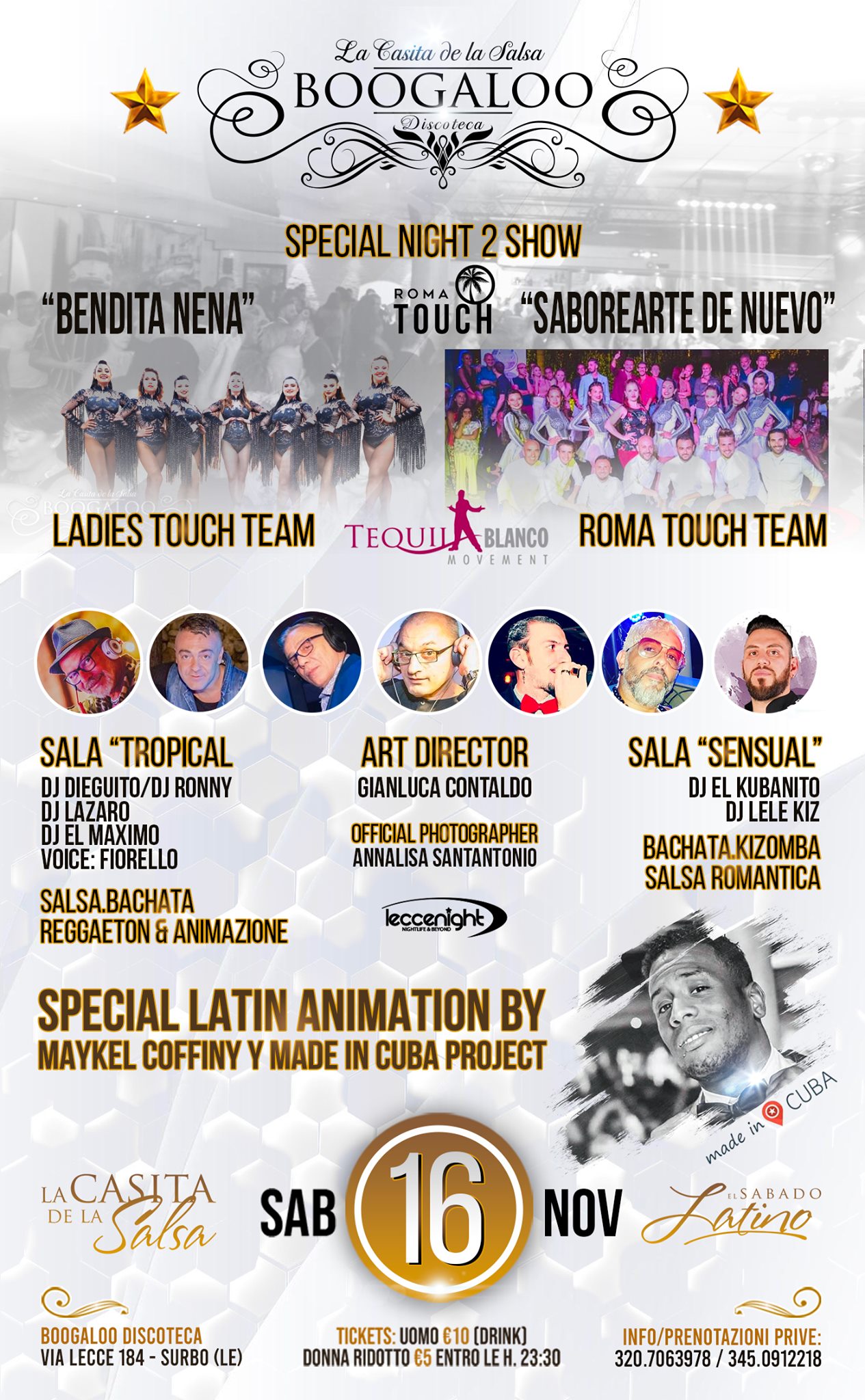 Boogaloo "El Sabado Latino" 16 Novembre 2019