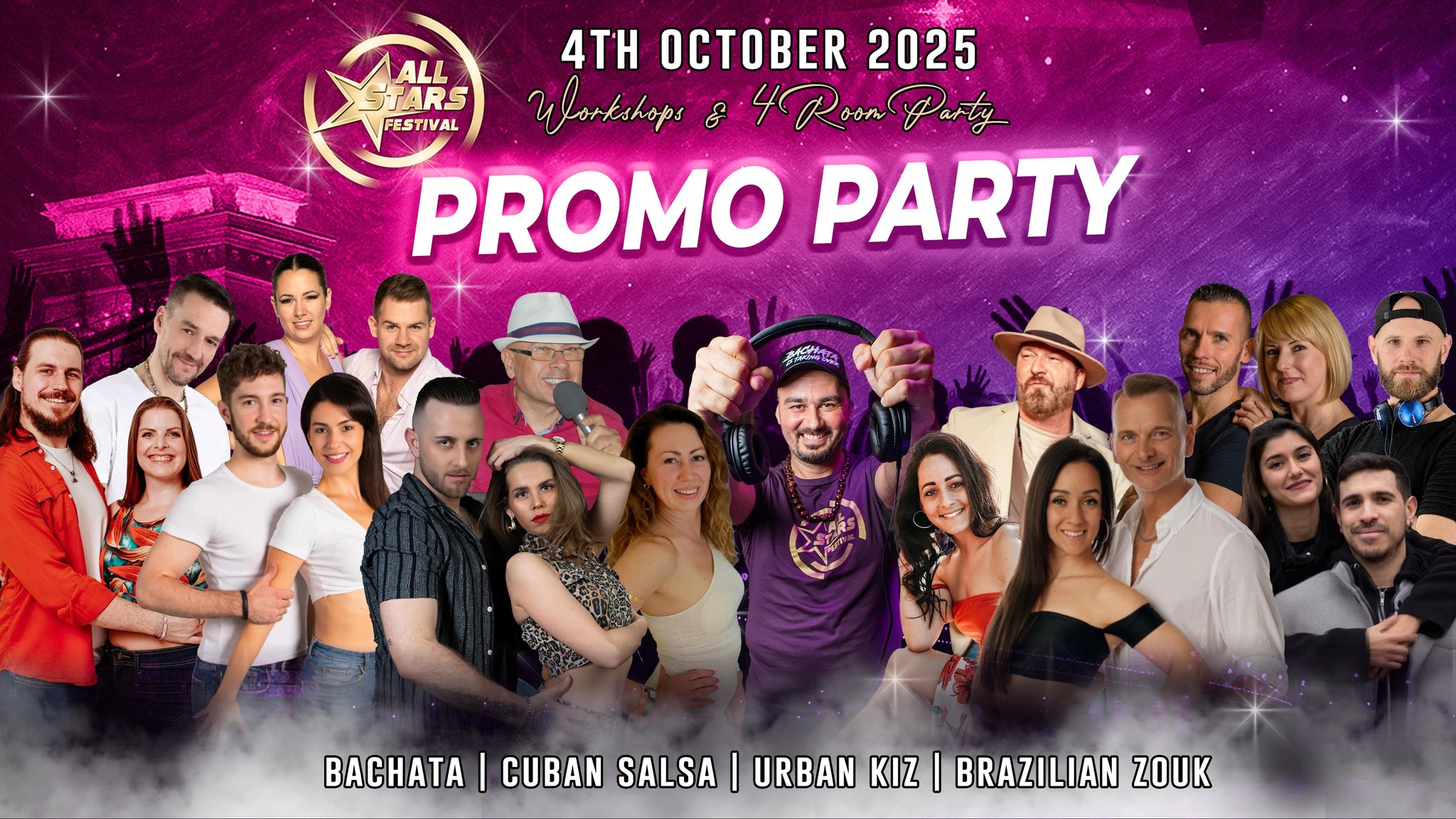 ALL STARS FESTIVAL PROMO PARTY - 4 rooms ♥️⭐