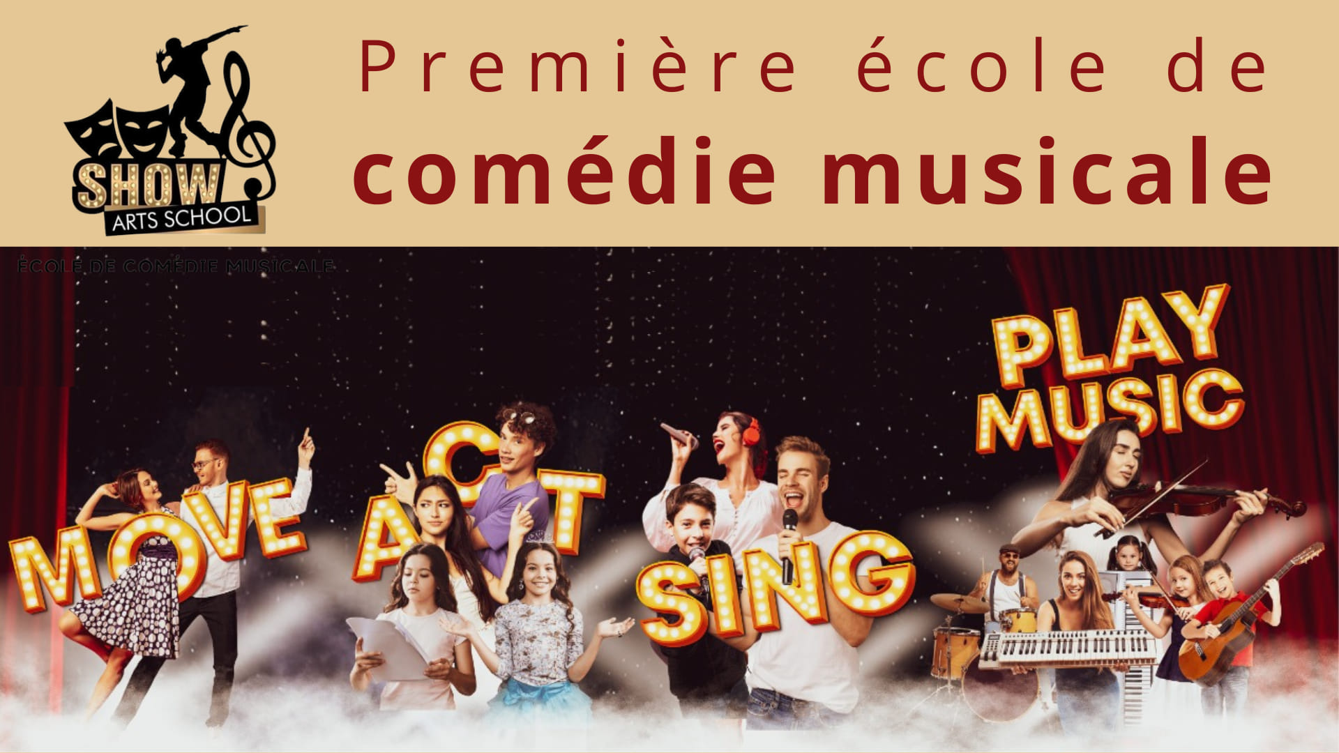 ๐ต ๐ญ MUSICAL THEATER Dรฉmarrage des cours au ๐๐
ฐ๐