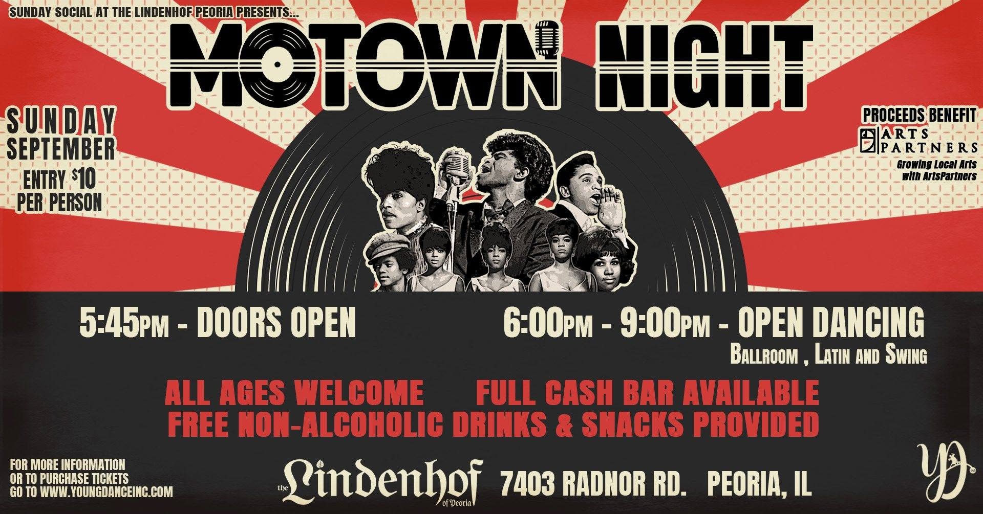 Motown Night for Arts partners Inc
