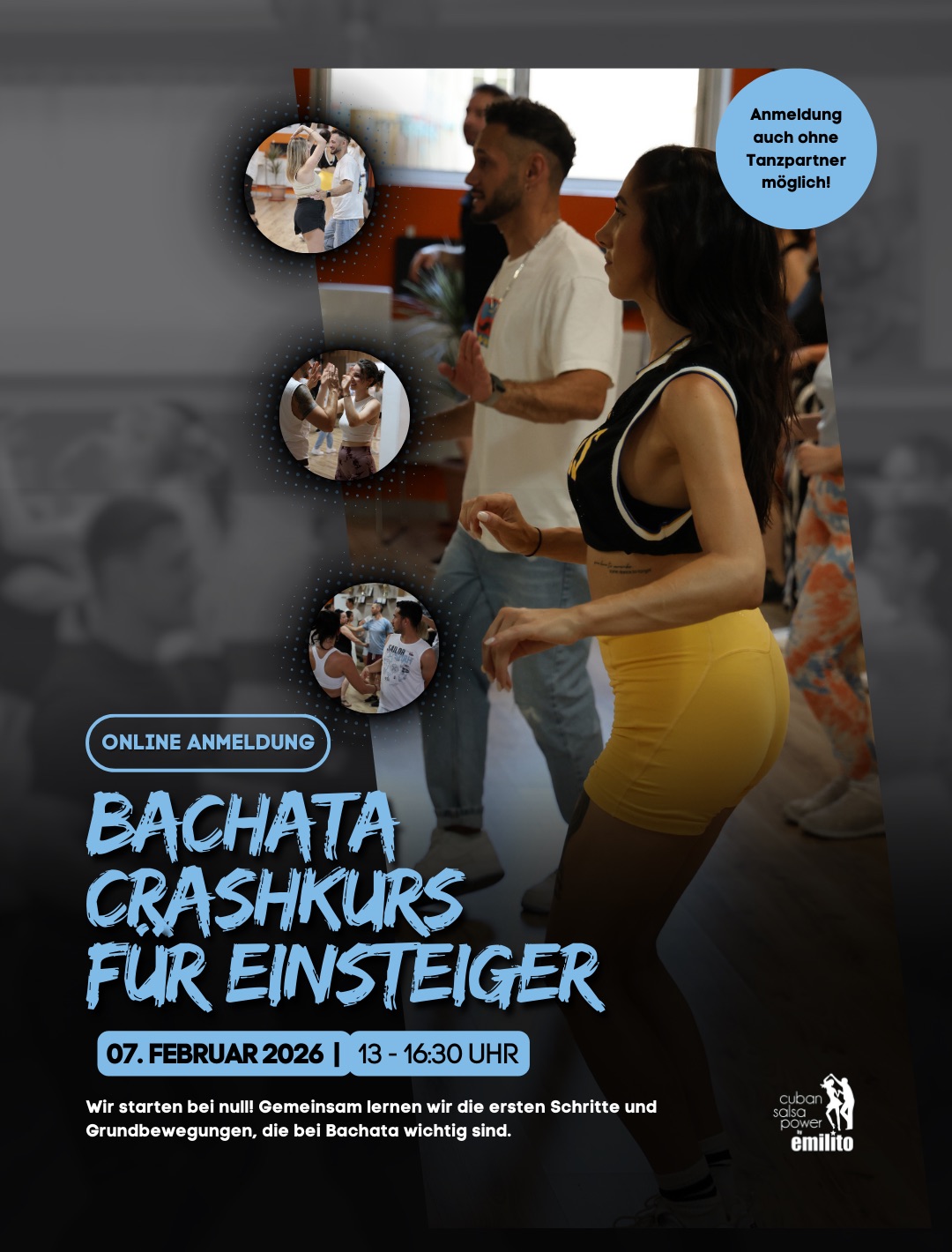 Bachata Crashkurs für Einsteiger @ Cuban Salsa Power Augsburg