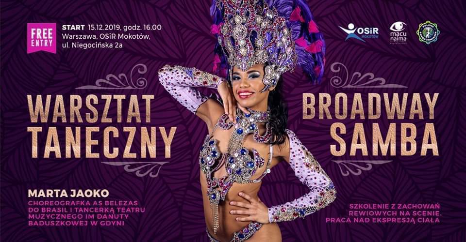 Broadway samba z Martą Jaoko