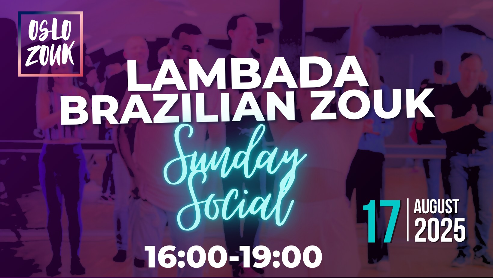 β¨ Sunday Social - Lambada & Brazilian Zouk β¨