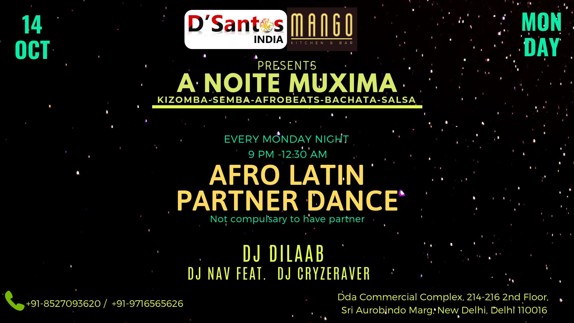 A Noite Muxima-Afrolatin night