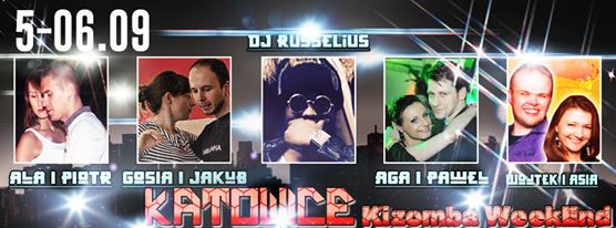Katowice Kizomba Weekend - 5-6 września - warsztaty + impreza