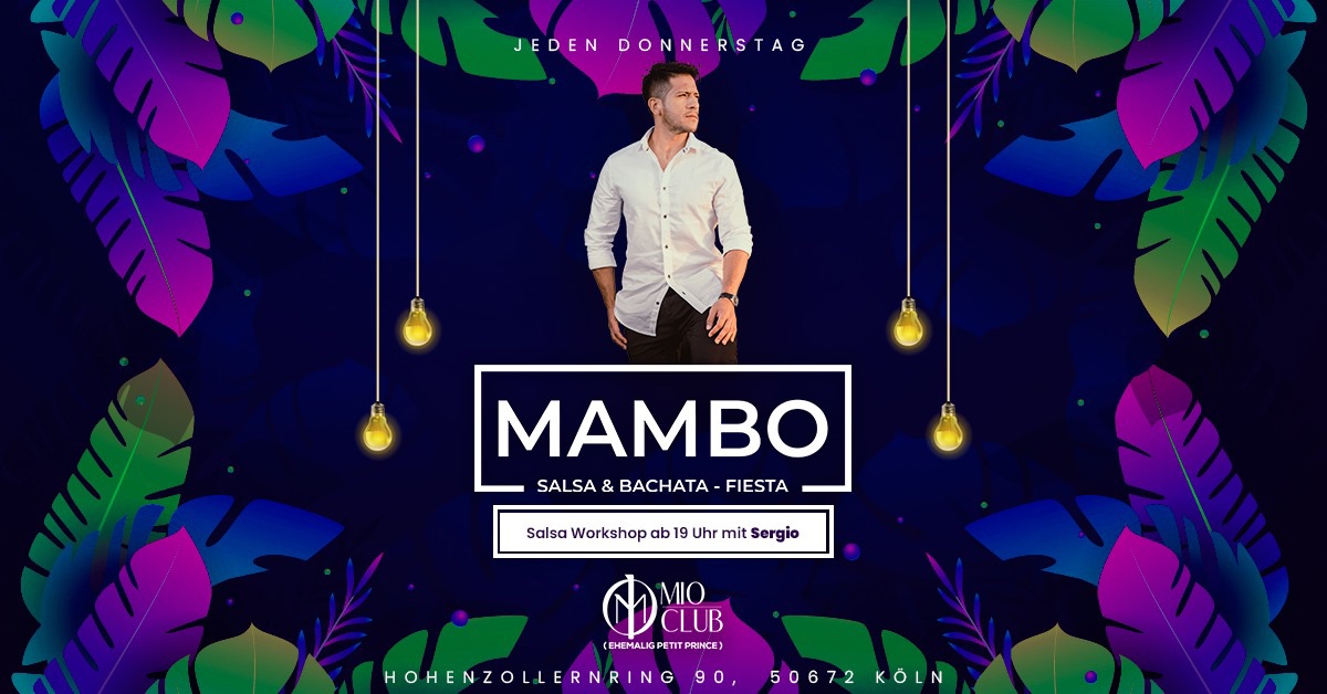 MAMBO - Salsa & Bachata Fiesta - DO. 13.04.