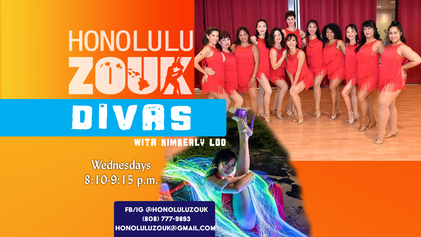 Honolulu Zouk Divas Choreography Team Summer 2021 w Kimberly Loo