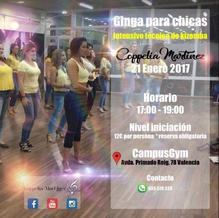 Ginga Técnica de kizomba para chicas