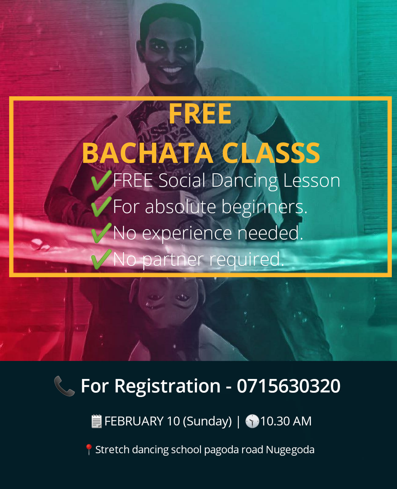 Free Social Dancing class - Bachata Sunday 10.30AM