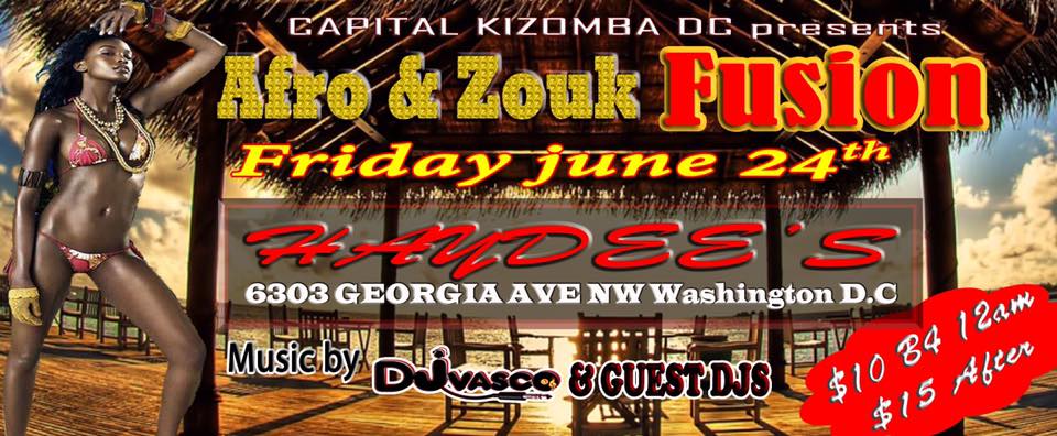 AFRO & ZOUK FUSION PARTY DC