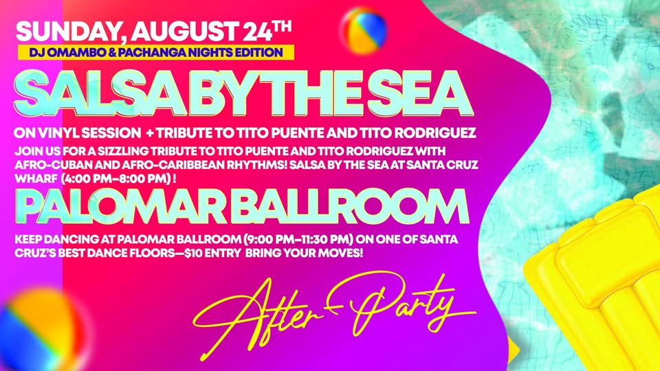 Sunday, August 24th: DJ Omambo ๐
ฐ ๐
ฒELEBRATION OF ๐
ฐFRO-๐
ฒUBAN & ๐
ฐFRO-๐
ฒARIBBEAN ๐
ผUSIC at SBTS!