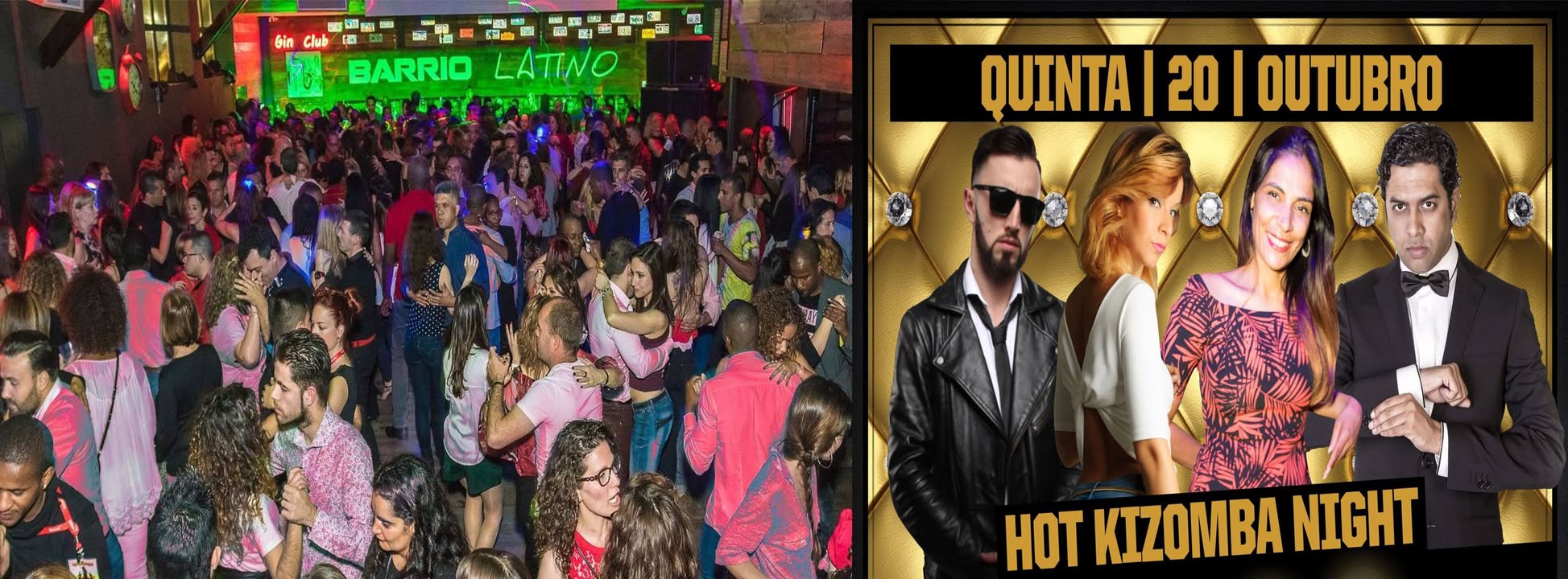 HOT Kizomba NIGHT Novo Conceito Quinta 20 - Barrio Latino
