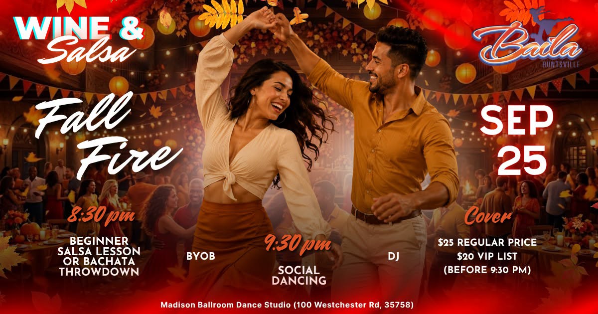Wine & Salsa! FALL Fire Edition🍂🔥