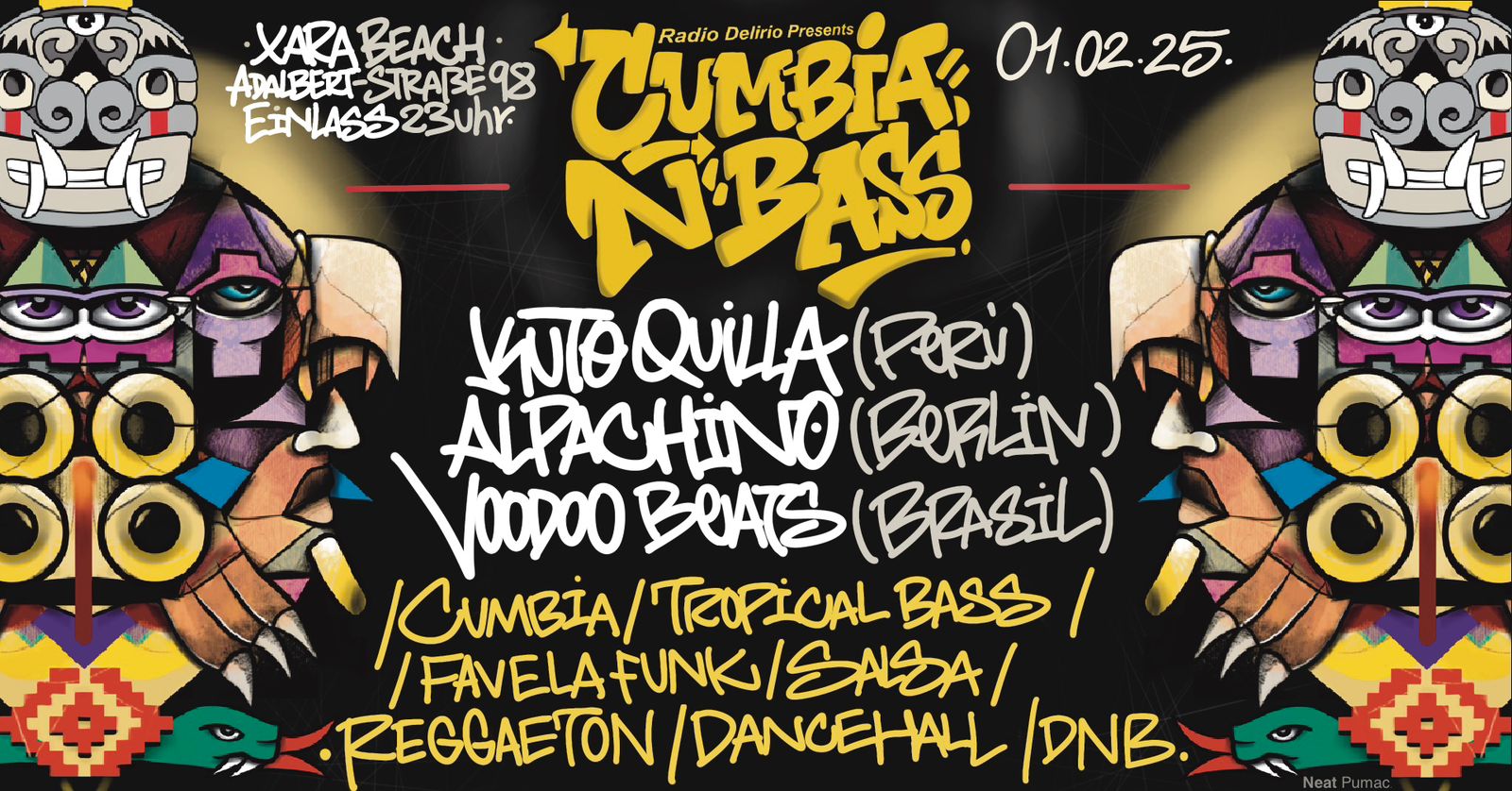 Cumbia N' Bass 01 Februar 2025 Xara Beach #Berlin