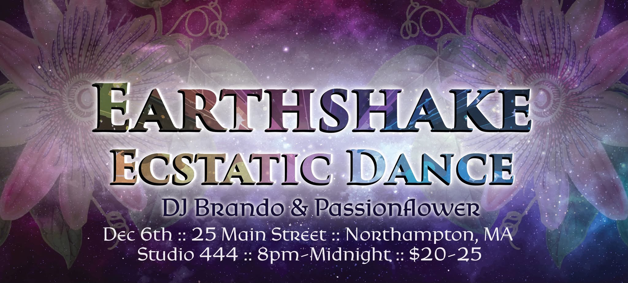 Earthshake Ecstatic Dance :: DJ Brando & Passionflower :: December 6th :: 2024 Finale