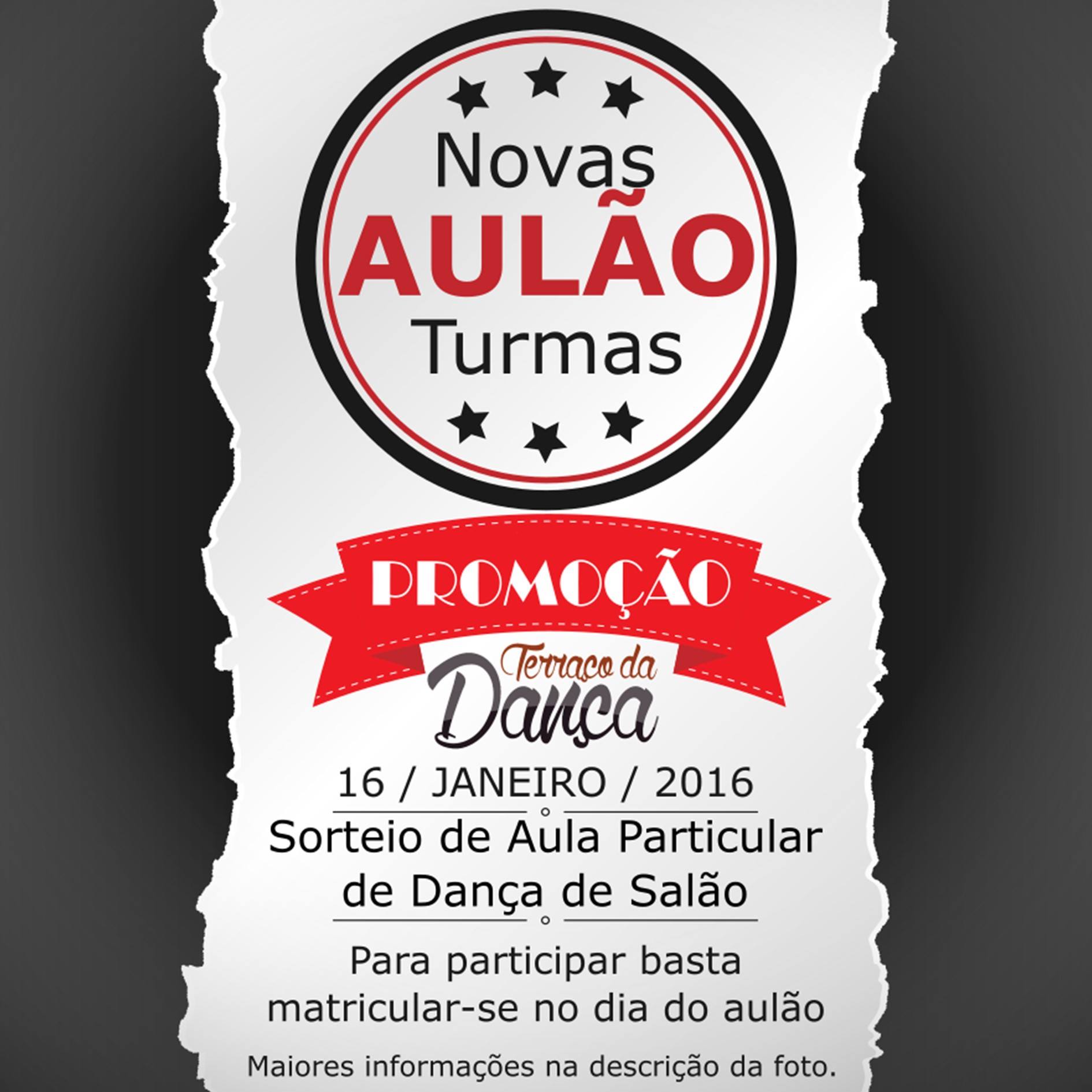 TERRAÇO DA DANÇA - Aulão de Novas Turmas