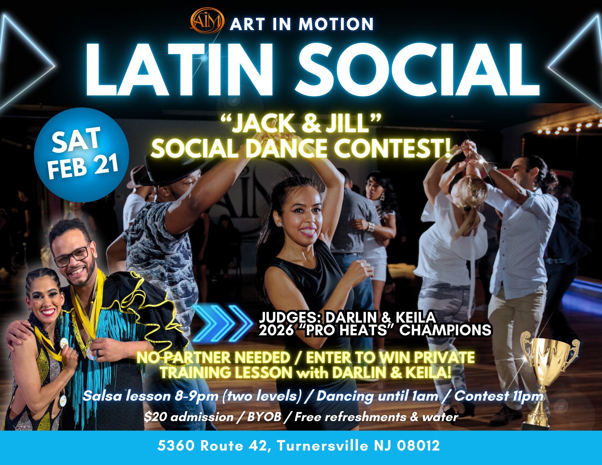 Latin Social "Jack & Jill" Social Dance Contest!