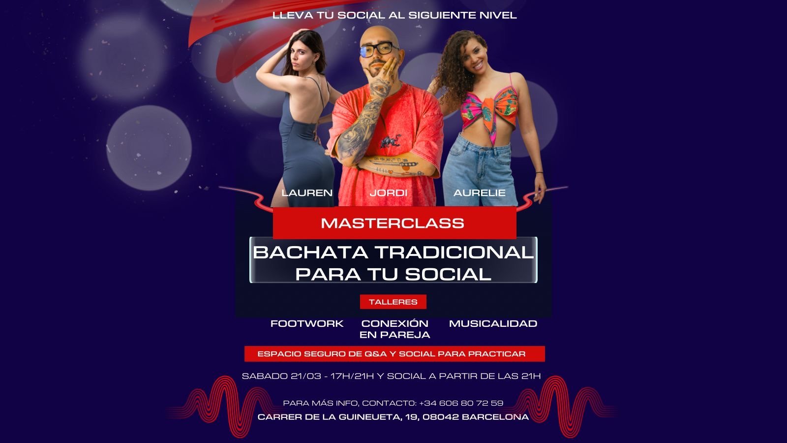 MASTERCLASS -Bachata Tradicional para tu social-