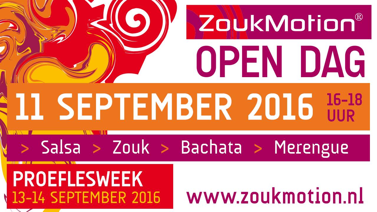 Open Dag ZoukMotion - gratis workshops Salsa, Zouk & Bachata