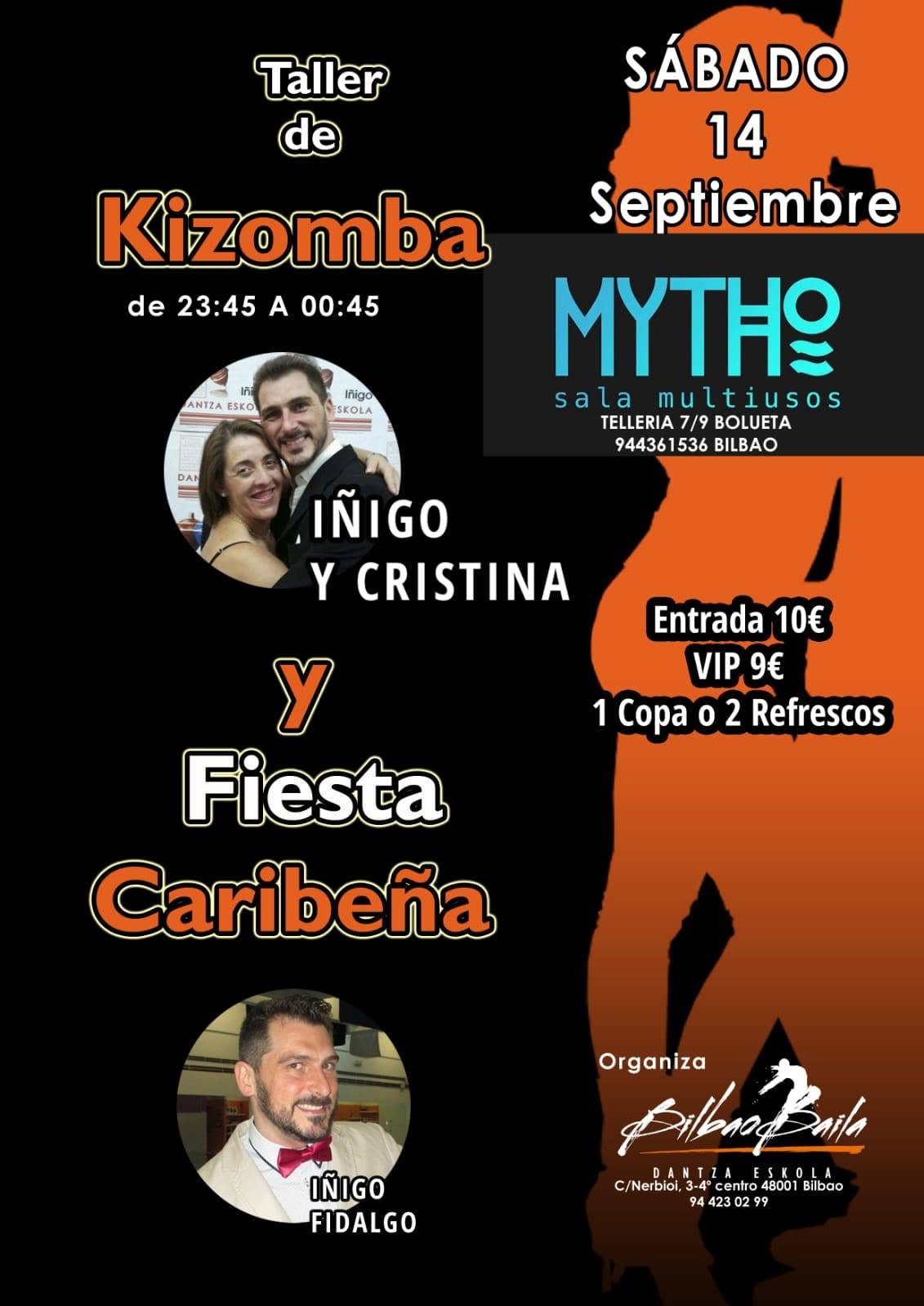 Taller de Kizomba y Fiesta Caribeña