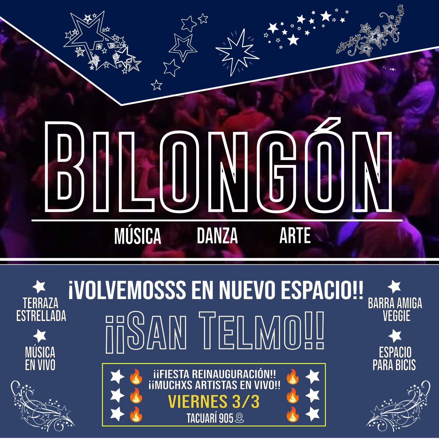 BILONGÓN San Telmo!! Fiesta Reinauguración!!