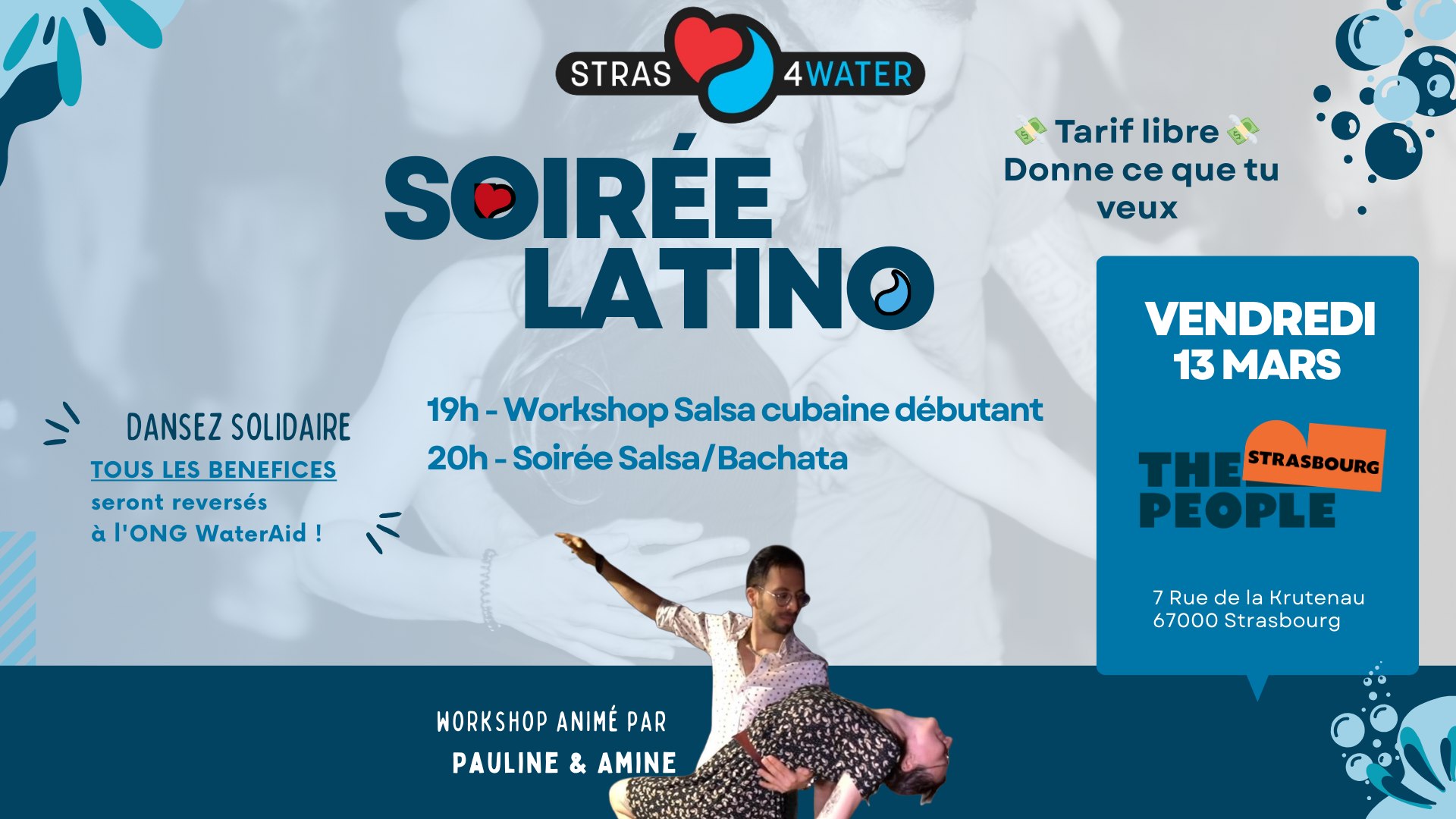Soirée salsa bachata chez The People Strasbourg