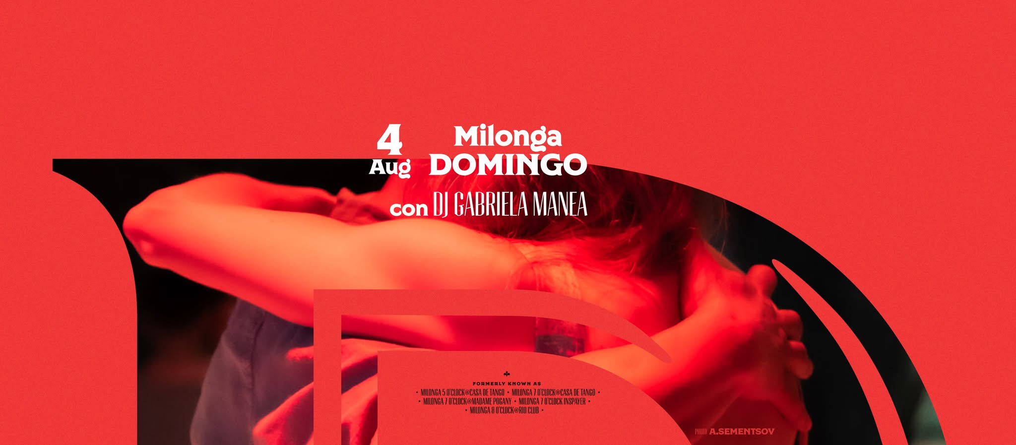 Milonga DOMINGO 4 August 🎉 TOMBOLA 🎉