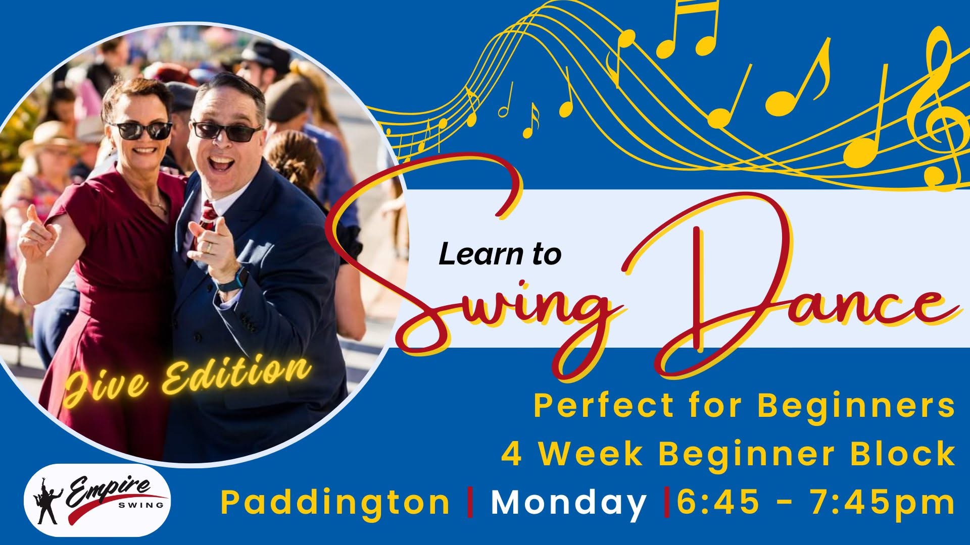 Learn to Swing Dance in 4 weeks! - Jive Edition - Monday Beginner Block