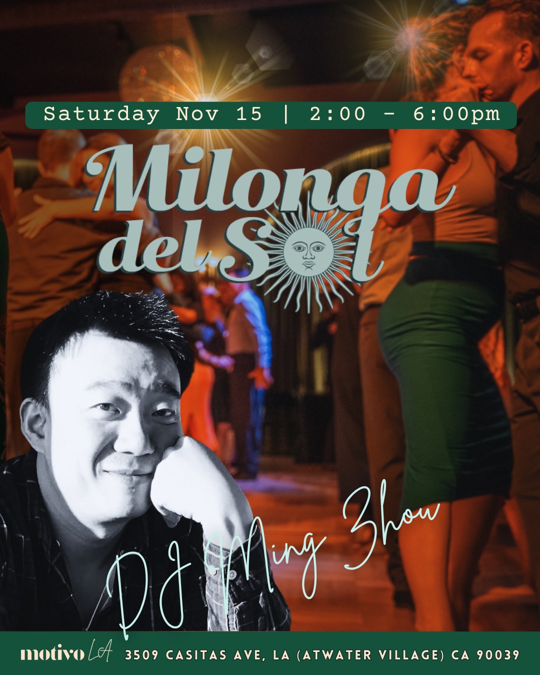Milonga del Sol w DJ Ming Zhou (NYC)