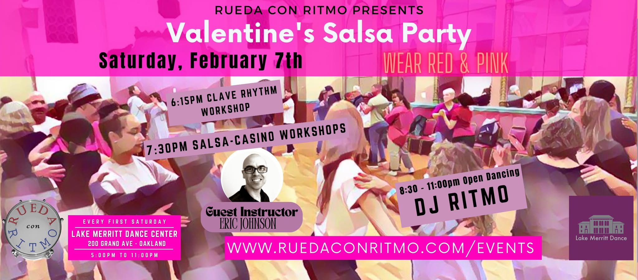 Valentine's Salsa Party & Special Workshops