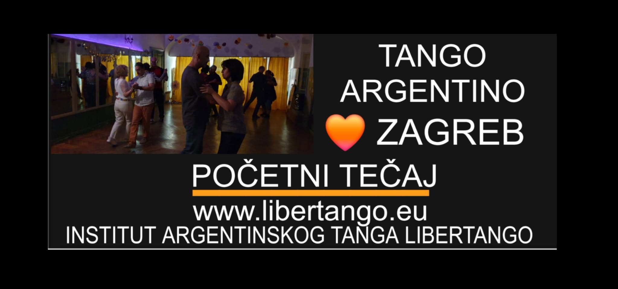 Početni tečaj plesa argentinski tango, Zagreb